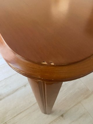 Mesa de comedor de madera cerezo