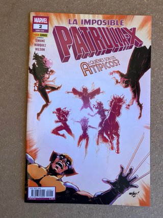 La imposible Patrulla X. Comics
