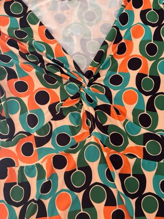 Vestido estampado STRADIVARIUS multicolor