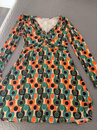 Vestido estampado STRADIVARIUS multicolor