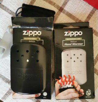 Scaldamani Zippo Originale Handwarmer nero o grigo
