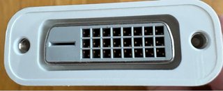 Adattatore Apple Mini DisplayPort a DVI. Modello A1305