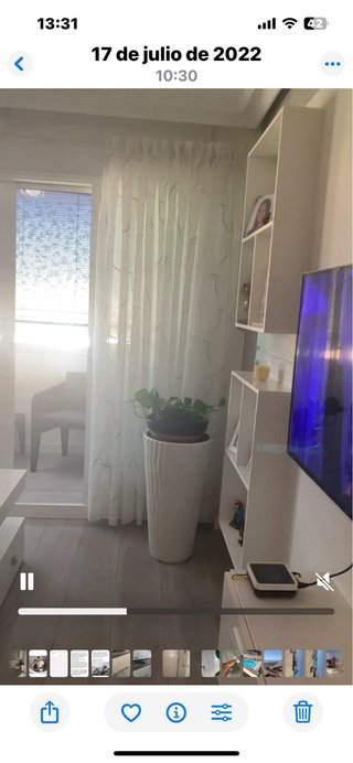 2 Cortinas gris y blanco de 140x 230 de alto