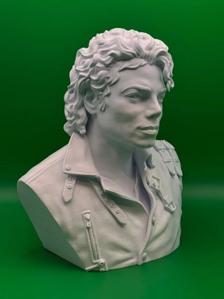 Busto Michael Jackson 3D - Billie Jean, Thriller