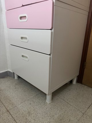 Armario infantil Ikea rosa