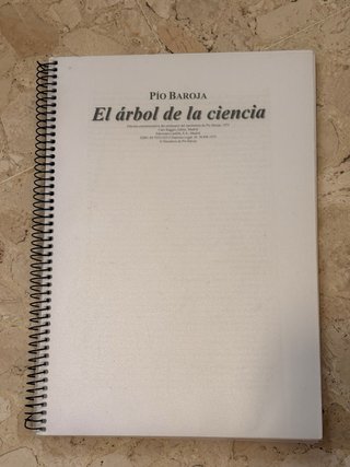 Libro el árbol de la ciencia