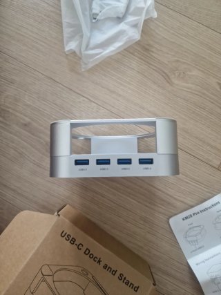 Base/Hub USB-C para Mac Mini KM28 Pro