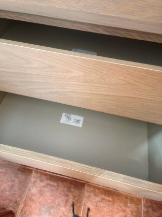 Cómoda y Mesitas Ikea efecto roble