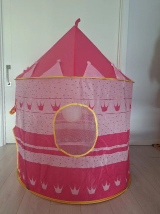 Tienda de campaña infantil rosa