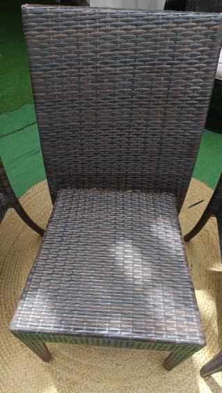 3 Sillas Mimbre Marrón a 20 €