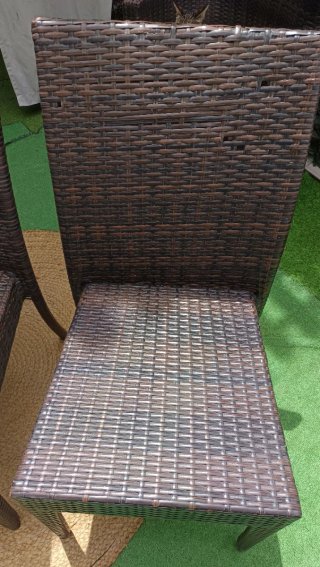 3 Sillas Mimbre Marrón a 20 €
