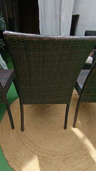 3 Sillas Mimbre Marrón a 20 €