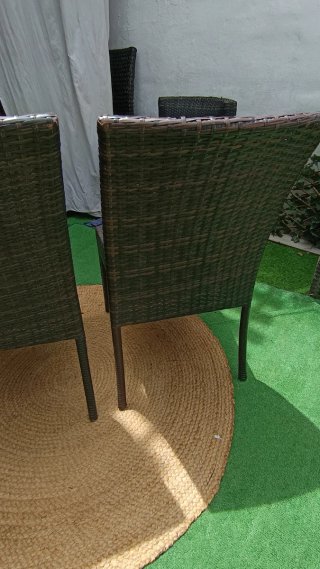 3 Sillas Mimbre Marrón a 20 €