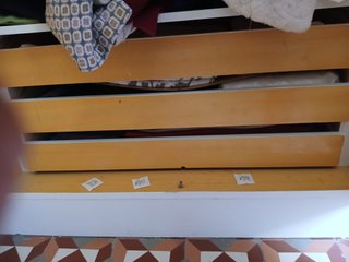 Armario clásico dormitorio blanco y verde