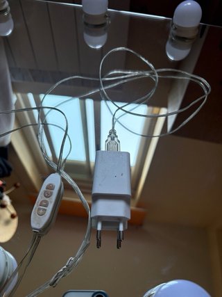 Espejo con luces LED