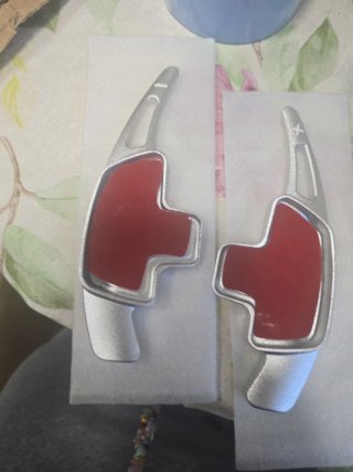 Extensiones Levas Volante Aluminio Rojo