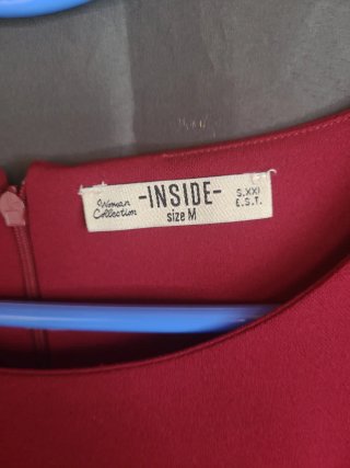 Vestido Rojo Inside Talla M