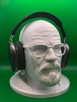 Testa 3D Walter White Poggia Cuffie