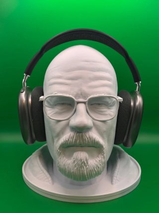 Testa 3D Walter White Poggia Cuffie