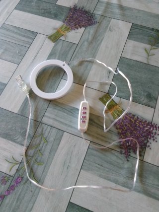Luz LED USB Aro con Control