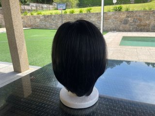 Peluca Oncológica Negra