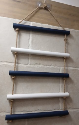 Scaletta decorativa stile nautico