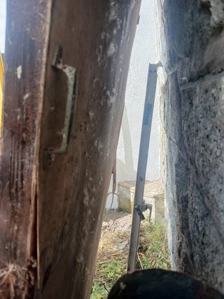 Puerta antigua madera para restaurar
