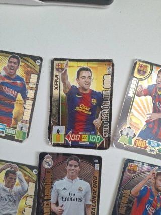 Cromos Balón de Oro Isco y diferentes jugadores