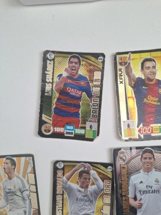 Cromos Balón de Oro Isco y diferentes jugadores