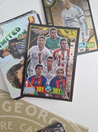 Cromos Balón de Oro Isco y diferentes jugadores