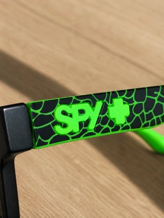Gafas de Sol SPy+ Verde Broken azul espejo