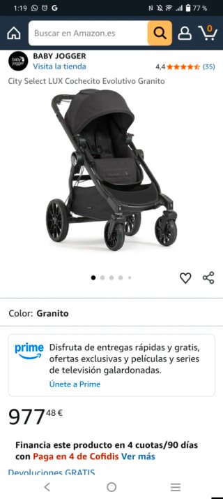 Passeggino City Select LUX Evolutivo