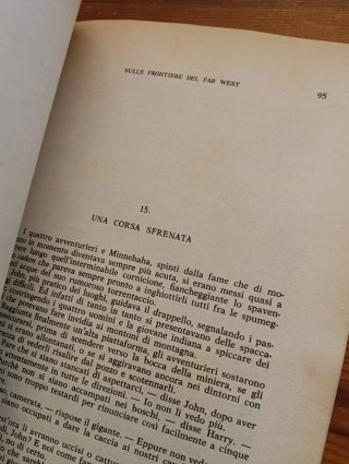 Sulle frontiere del Far-west libro di E.Salgari