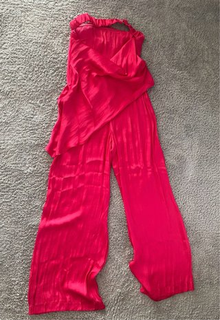 Mono fiesta rosa talla única