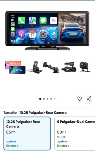 Radio Coche 10.26 Carplay Android Auto