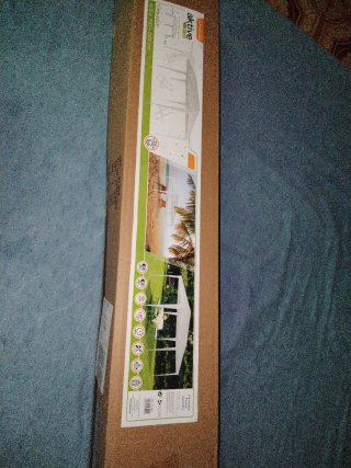 Carpa Gazebo Aktive 6x3m Blanca Nueva