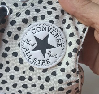 Converse plataforma estampado dalmata