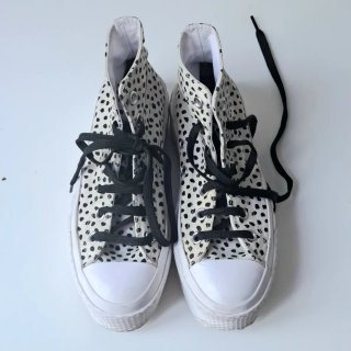 Converse plataforma estampado dalmata