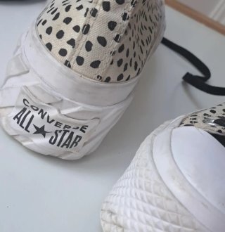 Converse plataforma estampado dalmata