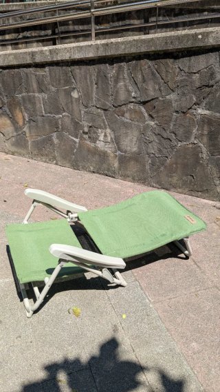 Silla de Playa Outwell Verde y Beige