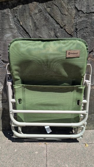 Silla de Playa Outwell Verde y Beige