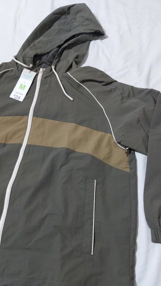 Chaqueta con banda color camel Talla M