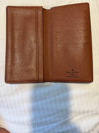 Cartera Louis Vuitton Marrón y Dorado