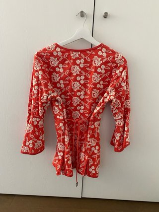 Blusa Flamenco Roja y Blanca
