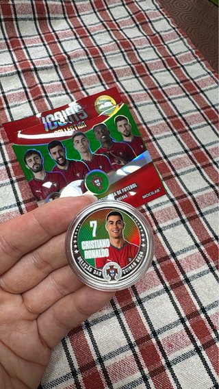 Moeda Cristiano Ronaldo ICOINS Seleção Nacional