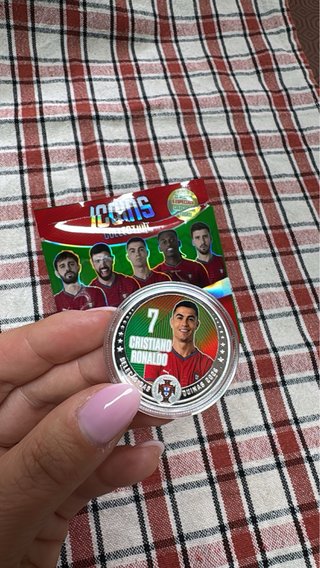 Moeda Cristiano Ronaldo ICOINS Seleção Nacional