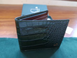 Cartera Piel Augusta National Golf Club Verde