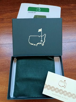 Cartera Piel Augusta National Golf Club Verde