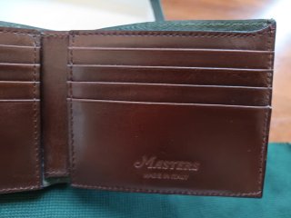 Cartera Piel Augusta National Golf Club Verde