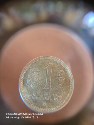 Moneda 1 Peseta España 1982 Estrella